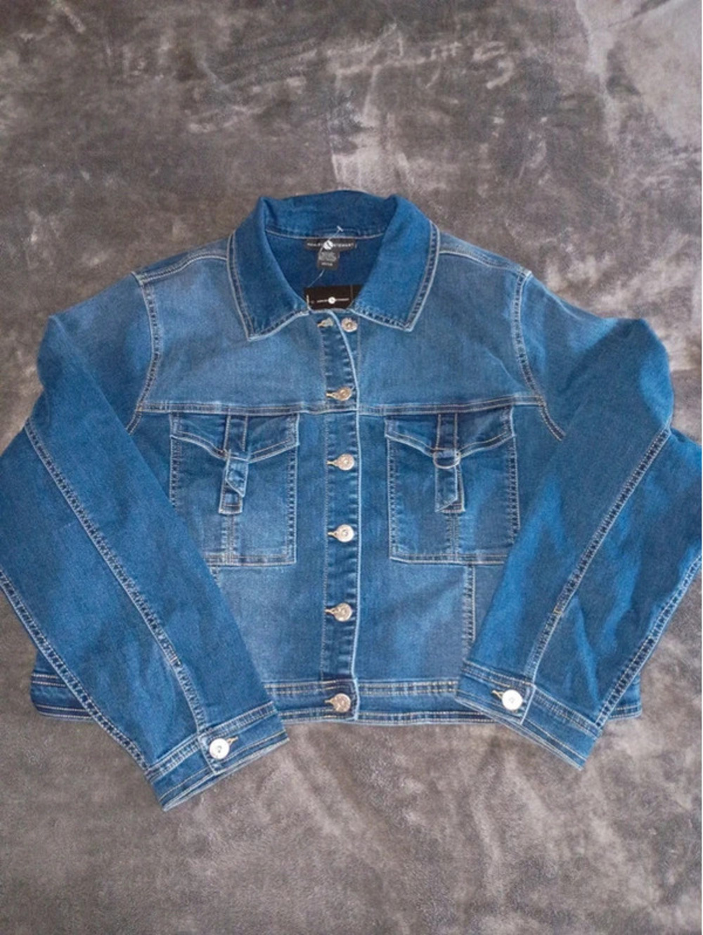 Ashley Stewart Plus size Blue Demin Jacket 22/24